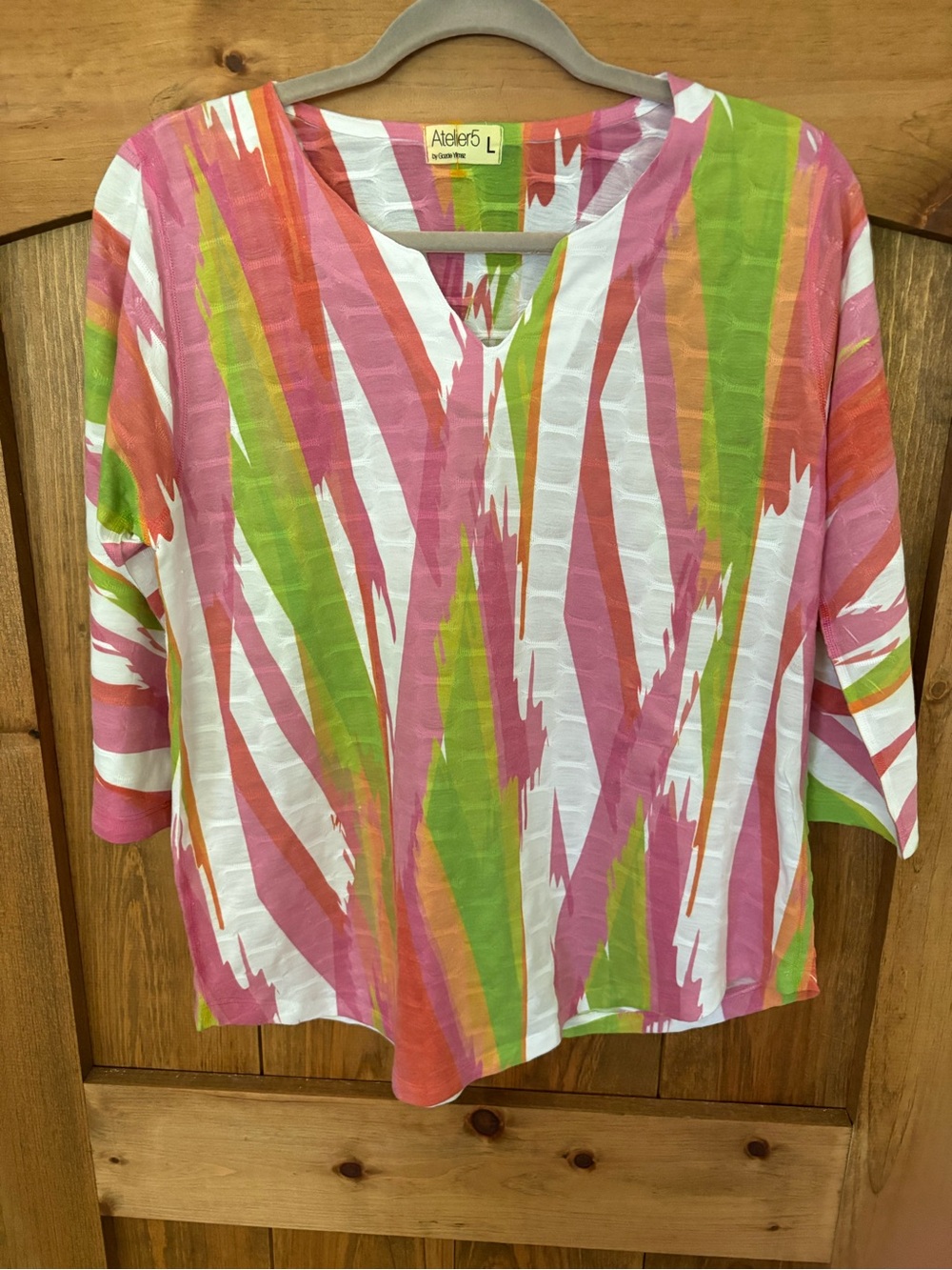 Women’s Atelier 5 by Gozde Yilmaz 3/4 sleeve Top